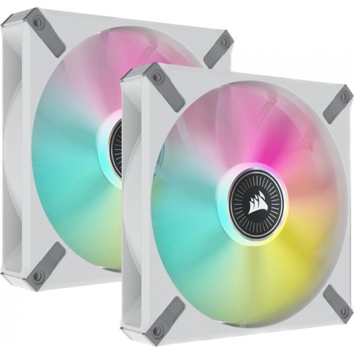 Набір вентиляторів для корпусу Corsair iCUE ML140 RGB Elite Premium Dual Pack, 2x140мм(CO-9050119-WW)