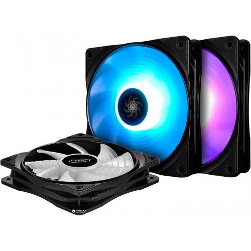 Набір вентиляторів для корпусу DeepCool RF120, 3x120мм (DP-FRGB-RF120-3C)