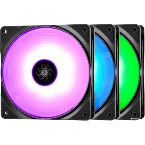 Набір вентиляторів для корпусу DeepCool RF120, 3x120мм (DP-FRGB-RF120-3C)