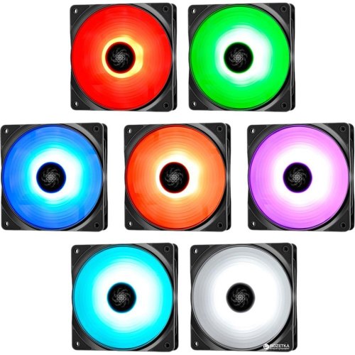 Набір вентиляторів для корпусу DeepCool RF120, 3x120мм (DP-FRGB-RF120-3C)