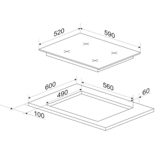 Варильна поверхня газова Hansa BHKS6718511