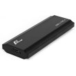 Зовнішня кишеня Frime для M.2 NVMe PCIe, USB 3.2 Type-C, Metal, Black (FHE300.M2UC)