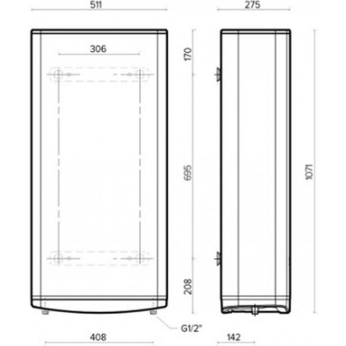 Водонагрівач Ariston Velis Tech 80 EU (3100918)