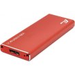 Зовнішня кишеня Frime для M.2 NGFF SATA, USB 3.0, Metal, Red (FHE203.M2U30)