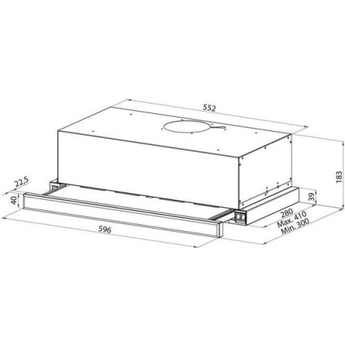 Витяжка Pyramida AGS 60 WH