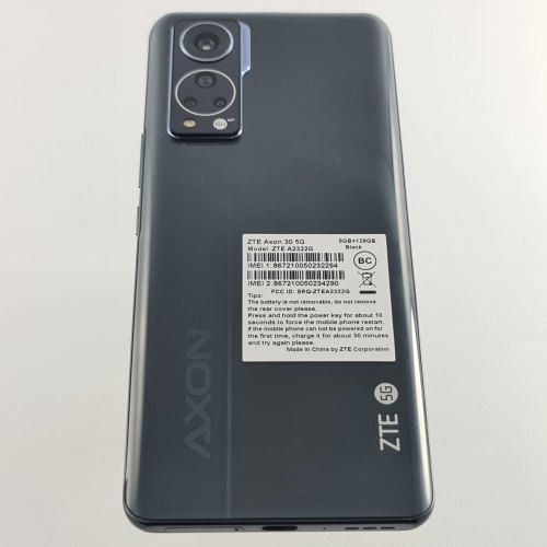 Смартфон ZTE Axon 30 5G 8/128Gb Black USED **