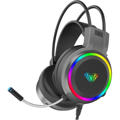 Гарнітура дротова Aula S608 Wired Gaming Headset Black (6948391235509)
