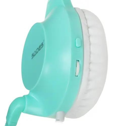 Гарнітура дротова Sades SA-721 Spirits Cyan (sa721cnj)