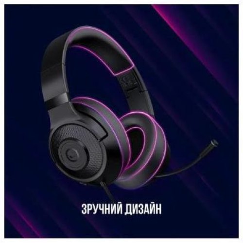 Гарнітура дротова Canyon Lorgar Noah 101 Gaming 3.5mm Black (LRG-GHS101B)