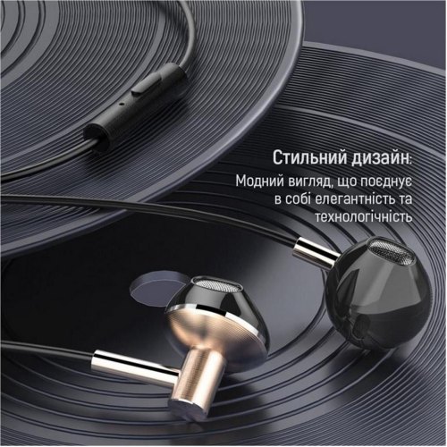 Гарнітура дротова ColorWay Slim 3.5 mm Wired Earphone Blast 2 Black (CW-WD02BK)