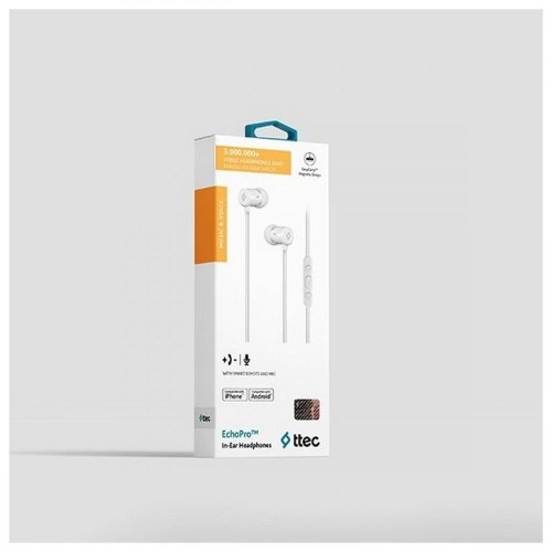 Гарнітура дротова Ttec EchoPro Pearl White (2KM111B)