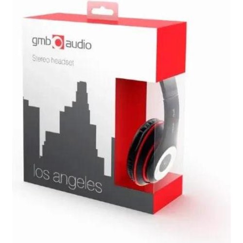 Навушники дротові Gembird Audio MHS-LAX-B Black