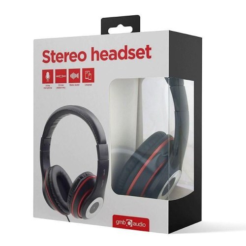 Навушники дротові Gembird Audio MHS-LAX-B Black