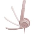 Гарнітура дротова Logitech H390 USB Rose (981-001281)
