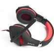 Гарнітура дротова REAL-EL GDX-7600 Black/Red (EL124100028)