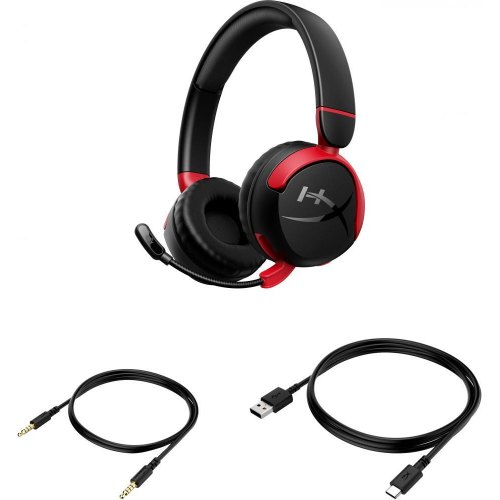 Гарнітура бездротова HyperX Cloud Mini Wireless Black/Red (7G8F1AA)