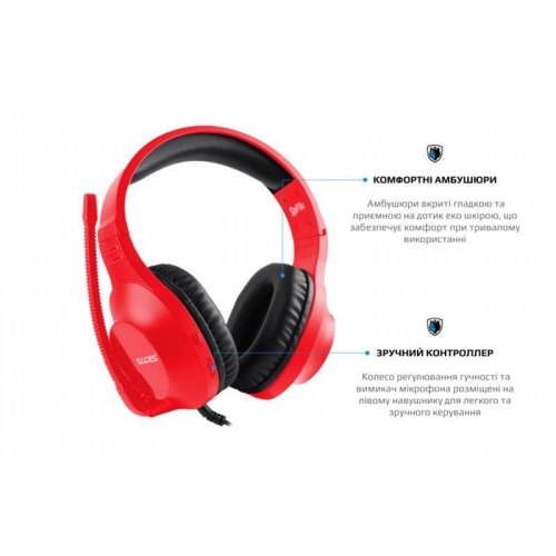 Гарнітура дротова Sades SA-721 Spirits Red (sa721rdj)