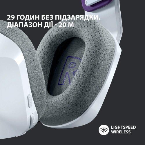 Гарнітура бездротова Logitech G733 White (981-000883)