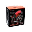 Гарнітура дротова REAL-EL GDX-8000 Black/Red (EL124100017)