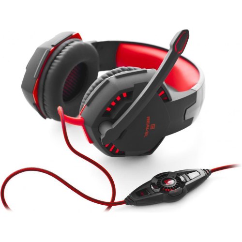 Гарнітура дротова REAL-EL GDX-8000 Black/Red (EL124100017)