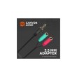 Гарнітура дротова Canyon GH-8A Black/Orange (CND-SGHS8A)
