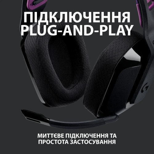 Гарнітура бездротова Logitech G535 Black (981-000972)