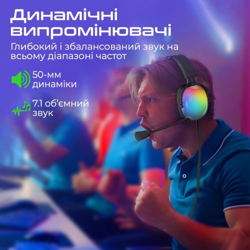 Гарнітура дротова Vertux Sirius Black