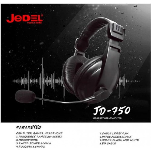 Гарнітура дротова Jedel JD-750