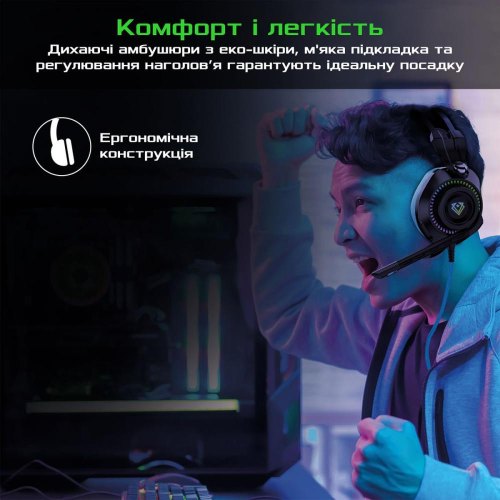 Гарнітура дротова Vertux Bogota Blue