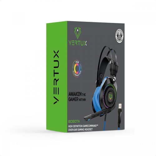 Гарнітура дротова Vertux Bogota Blue