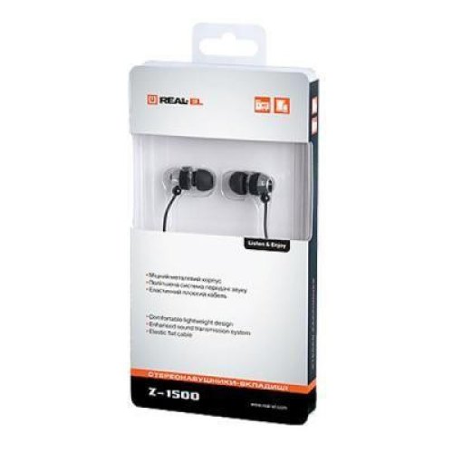 Гарнітура дротова REAL-EL Z-1500 Mobile White (EL124100033)