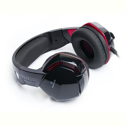 Гарнітура дротова REAL-EL GDX-7800 Black/Red (EL124100027)