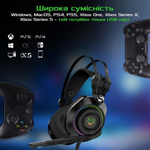 Гарнітура дротова Vertux Bogota Black