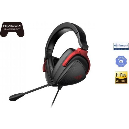 Гарнітура дротова Asus ROG Delta S Core Black/Red (90YH03JC-B1UA00)