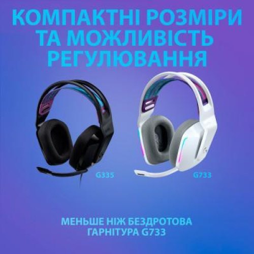 Гарнітура дротова Logitech G335 Black (981-000978)
