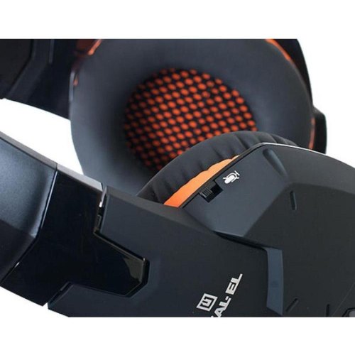 Гарнітура дротова REAL-EL GDX-7700 Black/Orange (EL124100016)