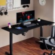 Стіл геймерський 1stPlayer Moto-E 1675 Black