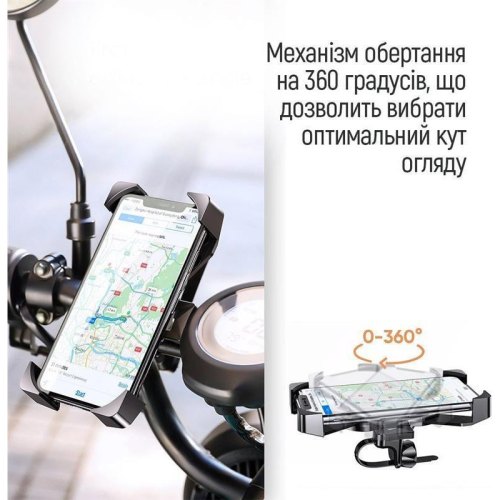 Тримач для смартфона ColorWay Black (CW-BH10-BK)