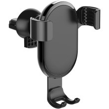 Автомобільний тримач ColorWay Metallic Gravity Holder Black (CW-CHG01-BK)