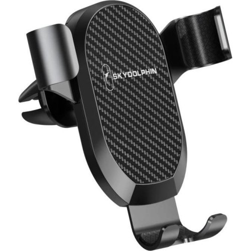 Тримач для смартфона SkyDolphin SH08 Gravity Mount Black (SDAT-000086)