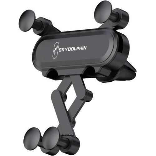 Тримач для смартфона SkyDolphin SH16 Air Outlet Gravity Holder Black (SDAT-000082)