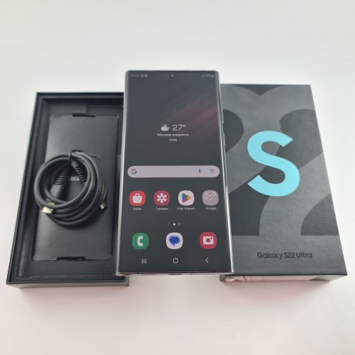 Смартфон Samsung Galaxy S22 Ultra (S908B) 512Gb Phantom Black (SM-S908BZKHSEK) USED **