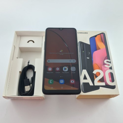 Смартфон Samsung Galaxy A20s (A207F) 32Gb Black (SM-A207FZKDSEK) USED **