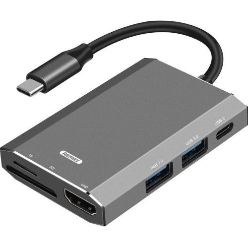Док-станція Remax RU-U30 USB Type-C Tank Docking Station (6954851231981)