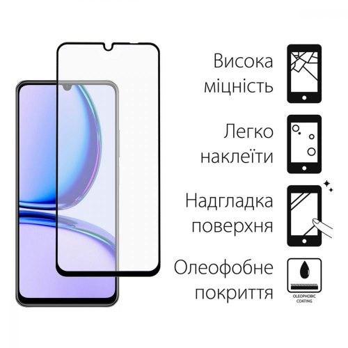 Захисне скло Dengos для Xiaomi Redmi Note 13 Pro, Full Glue, Black (TGFG-338)