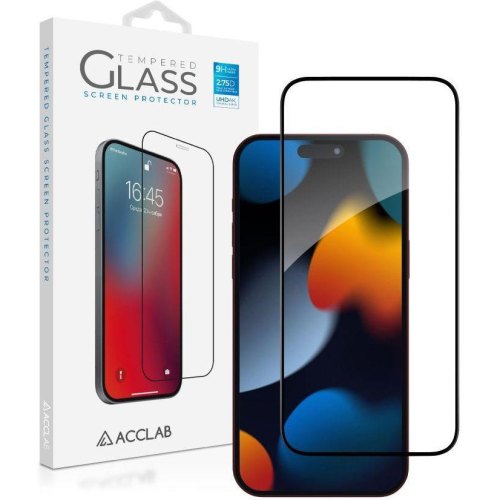 Захисне скло ACCLAB Full Glue для Apple iPhone 15 Pro Black (1283126575389)