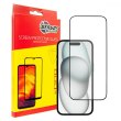 Захисне скло Dengos для Apple iPhone 15 Pro Max, Full Glue, Black (TGFG-321)