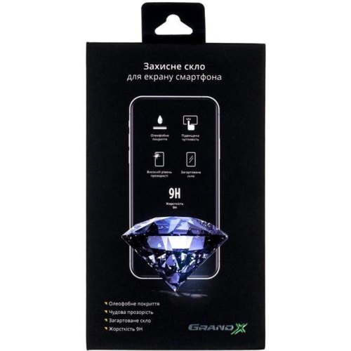 Захисне скло Grand-X для Apple iPhone XS, 9D (AIPXS9D)