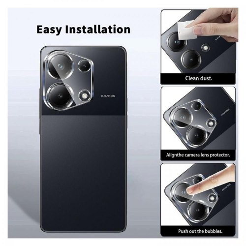 Захисне скло Dengos для Poco M6 Pro 4G, Full Glue, Black (DG-TGSCP-06)