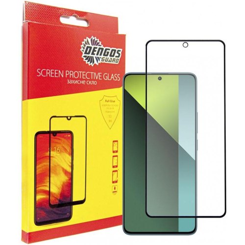 Захисне скло Dengos для Samsung Galaxy A35 (SM-A356), Full Glue, Black (TGFG-344)